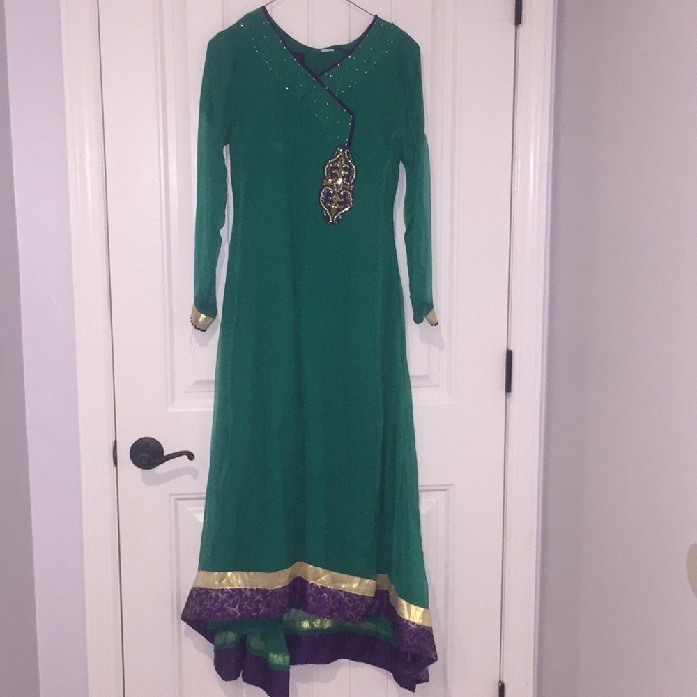 Emerald green 3 piece set outfit